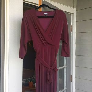 Red wine Express jumpsuit